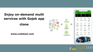 Enjoy on-demand multi services with Gojek app clone