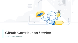 Github Contribution Service