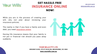 Get Hassle- Free Insurance Online Now!