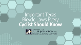 Important Texas Bicycle Laws Every Cyclist Should Know