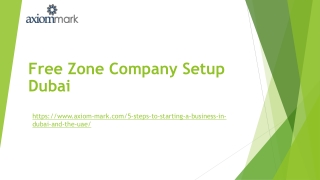 Free Zone Company Setup Dubai