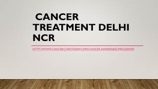 Cancer Treatment Delhi NCR