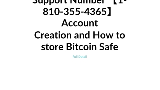 @!!GreenAddress Support Number 【1-810-355-4365】Account Creation and How to store Bitcoin Safe