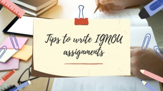 How to write IGNOU assignments