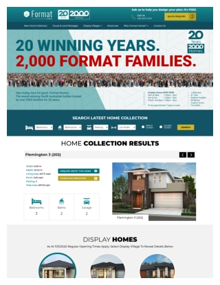 Format Homes | New Home Builder Adelaide | 20 Years Building