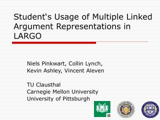 Student‘s Usage of Multiple Linked Argument Representations in LARGO