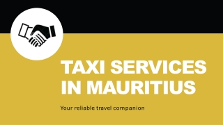 We provide you the best opportunity to Airport transfer Mauritius