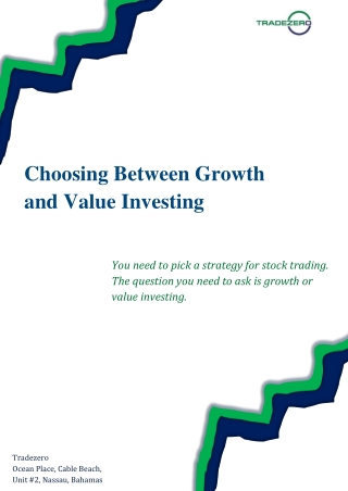 Choosing Between Growth and Value Investing