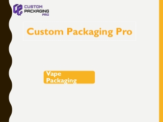 Vape Packaging