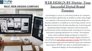 WEB DESIGN BY Digitip -Your Successful Digital Brand Presence