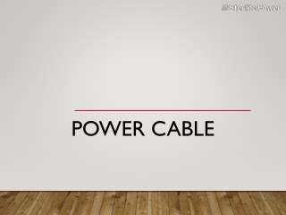 Power cable