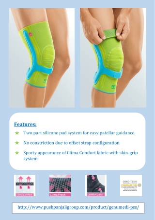 Genu medi pss Knee support | Psuhpanjali medi India Pvt Ltd