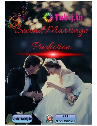 Second Marriage Prediction: Do your second marriage with perfection