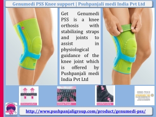 Genu medi pss Knee support | Psuhpanjali medi India Pvt Ltd