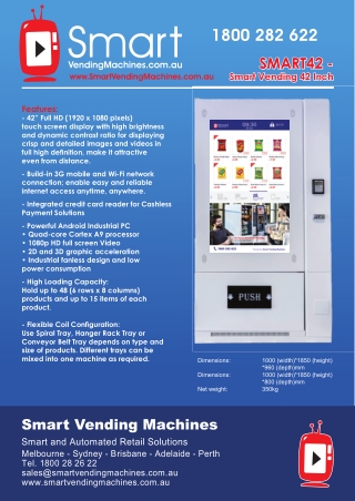 Further Your Business Growth with Smart Vending Machines in Sydney