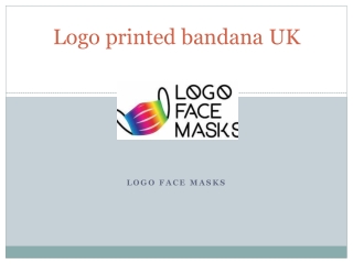 Personalised Logo Printed bandana in UK