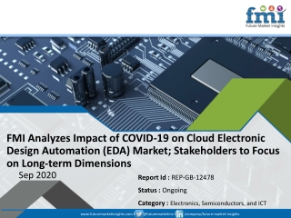 FMI Analyzes Impact of COVID-19 on Cloud Electronic Design Automation (EDA) Market; Stakeholders to Focus on Long-term D