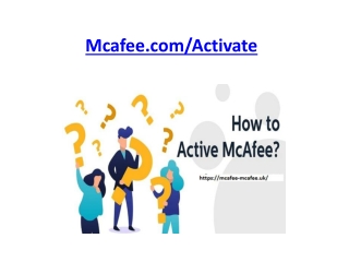 Mcafee.com/Activate - Enter McAfee 25 Digit code - McAfee Activate