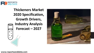 Thickeners Market Rising with Immense Development Trends across the Globe by 202
