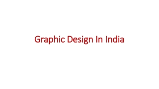 Graphic Design In India