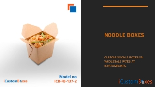 Noodle Boxes