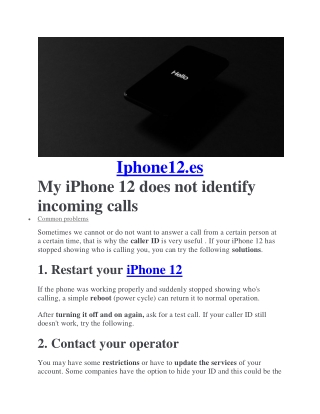 iphone 12 no enciende
