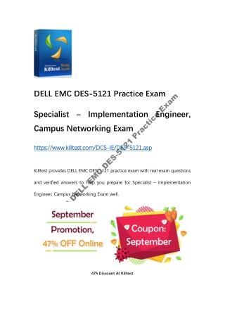 DELL EMC Campus Networking DES-5121 Practice Exam Killtest