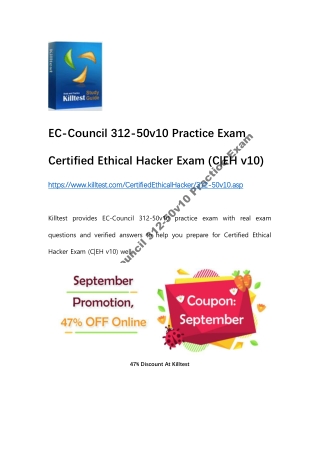 EC-Council CEH Practical 312-50v10 Practice Exam Killtest