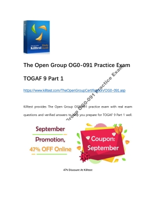 The Open Group OG0-091 Practice Exam Killtest