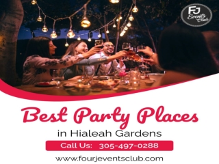 Best Party Places in Miami