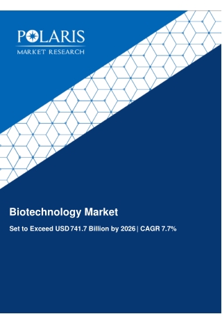 Biotechnology Market Size Worth $727.12 Billion by 2026 | CAGR 6.84%