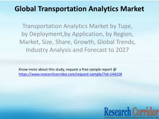 Transportation Analytics Market by Tupe, by Deployment,by Application, by Region, Market, Size, Share, Growth, Global Tr