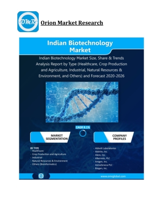 Indian Biotechnology Market