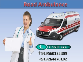 Hi-tech and Affordable Road Ambulance Service in Patna and Ranchi by Medivic Ambulance