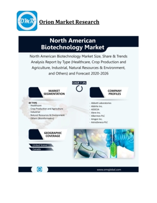 North American Biotechnology Market