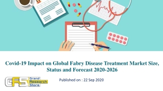 Covid-19 Impact on Global Fabry Disease Treatment Market Size, Status and Forecast 2020-2026