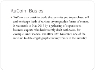 **&&KuCoin Support Phone Number 【1-847-868-3847】Basic Detail and Security features