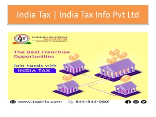 Get India Tax Franchisee