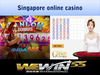 Reasons to play Singapore online casino