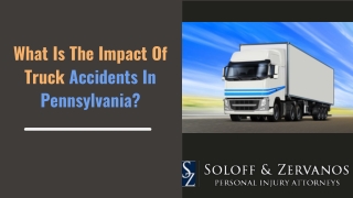 What Is The Impact Of Truck Accidents In Pennsylvania?