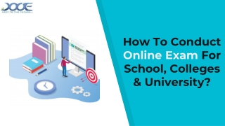 How To Conduct  Online Exam For School, Colleges & University?