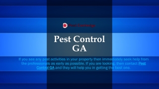 Pest Control GA