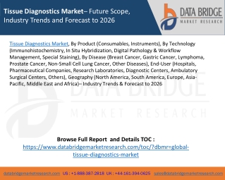 Tissue Diagnostics Market– Future Scope, Industry Trends and Forecast to 2026