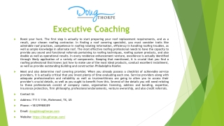 Executive Coaching