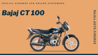 Bajaj CT 100 -  Price , Mileage And Technical Specifications