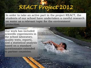 REACT Project 2012