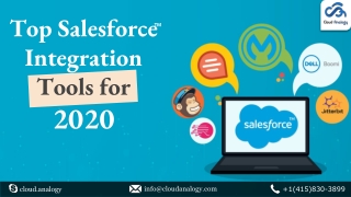 Top Salesforce Integration Tools for 2020