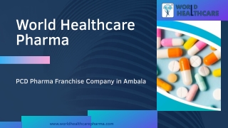 PCD Pharma Franchise Company in  Ambala