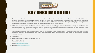 Buy Shrooms Online