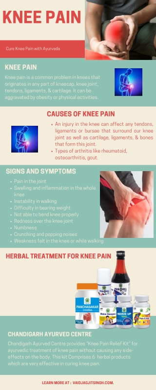 Knee Pain - Causes, Symptoms and Herbal Treatment